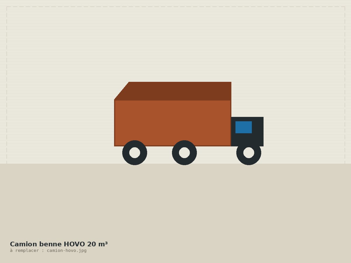 EMF Consulting HOVO dump truck